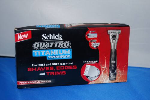 The folks at Schick sent me a Quattro Titanium Trimmer a few weeks ago.