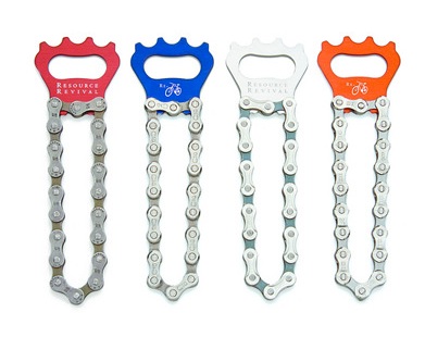 bicycle chain bottle openers.