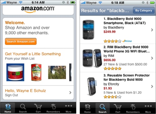 Amazon Iphone App