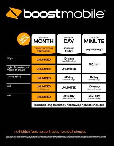 a Boost Mobile unlimited