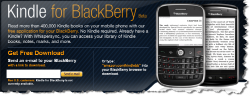 Kindle for BlackBerry Now Available! » Gear Diary