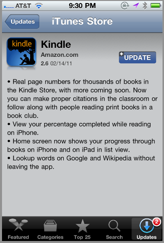 kindle app for mac page numbers