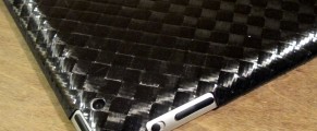 MonCarbone Black Diamond Smartt Mate carbon Fiber iPad Shell