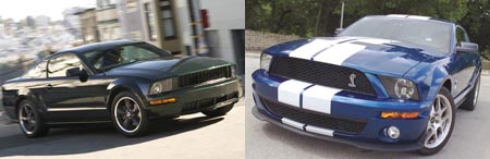 Ford Shelby GT500 and Bullitt Mustangs: Pony Power