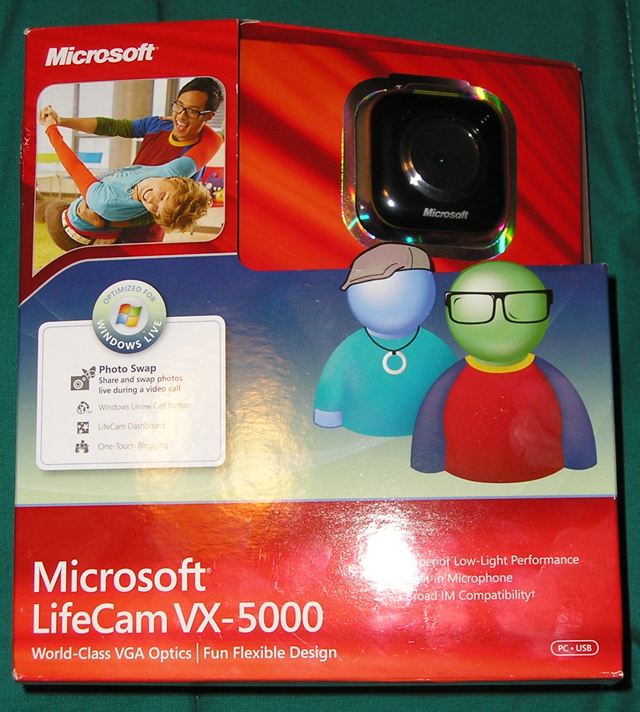 lifecam vx 3000 webcam not working with skype