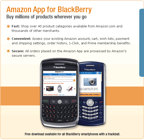 Amazon App for BlackBerry Review