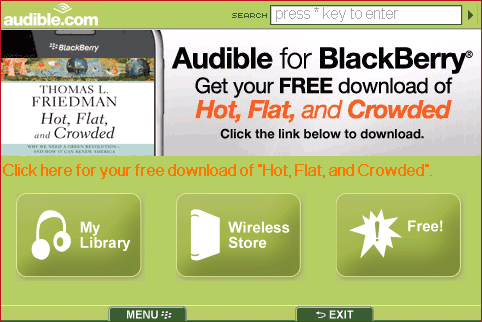 Audible for BlackBerry Review