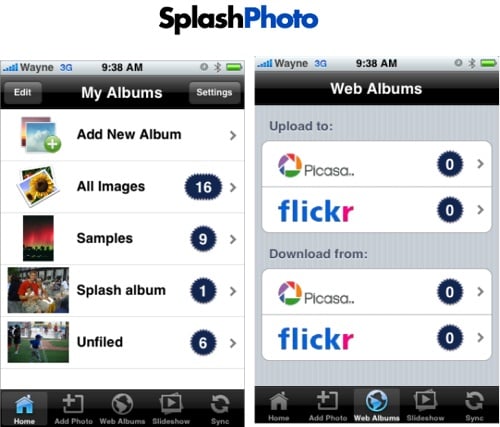 SplashPhoto for iPhone makes easy work of photo uploads and organization