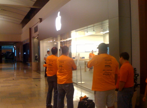 In The Waiting Line for an iPhone