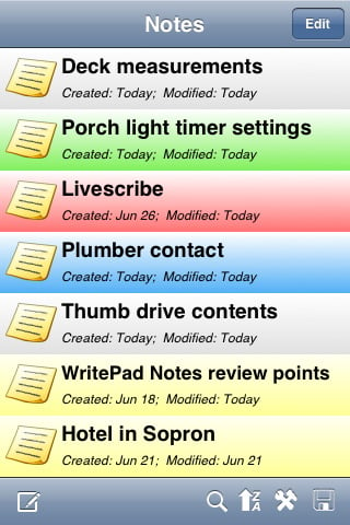 PhatWare's WritePad Notes, Affairs, and Events Review