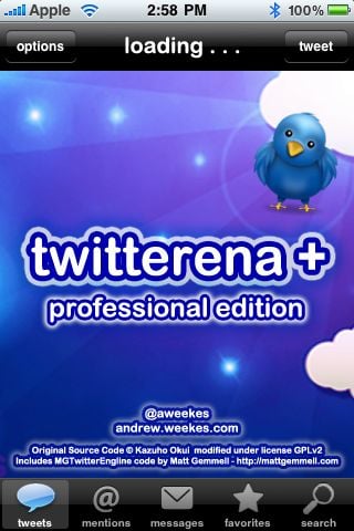 Twitterena+ Pro for iPhone OS Review