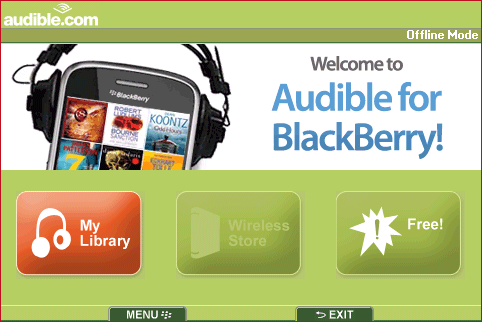 Audible BlackBerry App Review