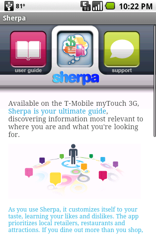 Sherpa for Android OS Review