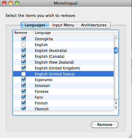 monolingual for mac