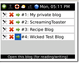 Wicked Blogging Right on Your BlackBerry Review