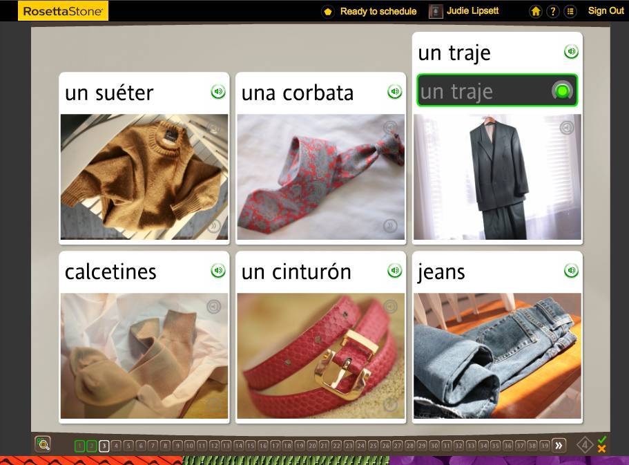Teaching an Old Dog New Tricks: Week Five into the Rosetta Stone TOTALe Program 10 Teaching an Old Dog New Tricks: Week Five into the Rosetta Stone TOTALe Program