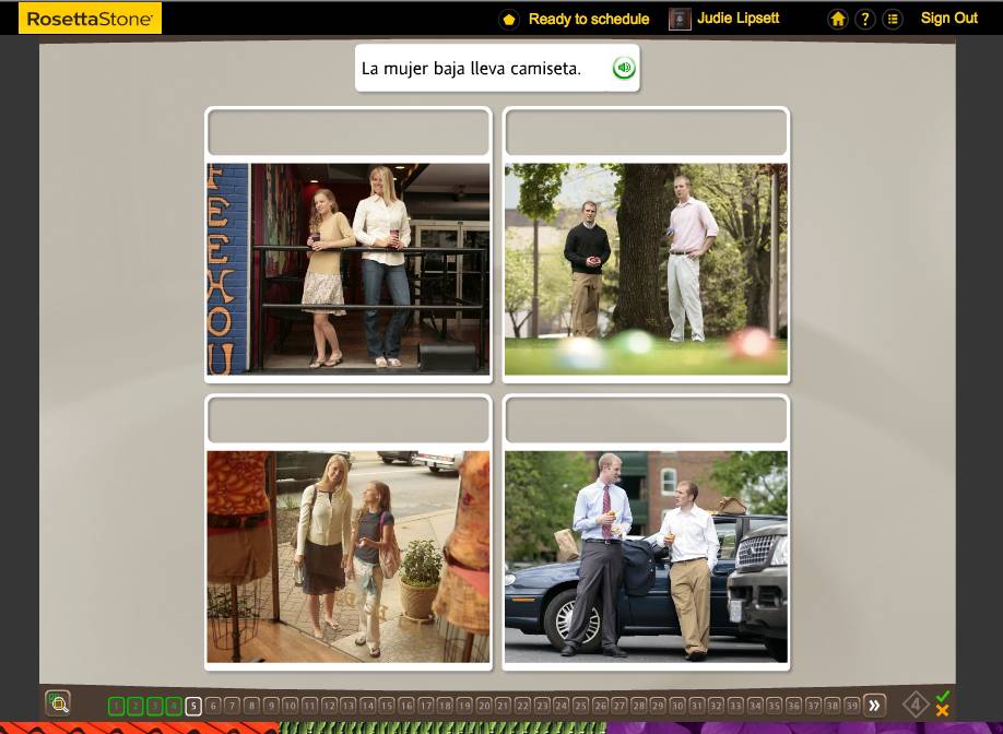 Teaching an Old Dog New Tricks: Week Five into the Rosetta Stone TOTALe Program 11 Teaching an Old Dog New Tricks: Week Five into the Rosetta Stone TOTALe Program