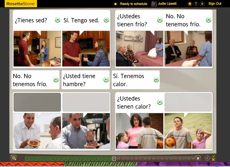 Teaching an Old Dog New Tricks: Week Five into the Rosetta Stone TOTALe Program 16 Teaching an Old Dog New Tricks: Week Five into the Rosetta Stone TOTALe Program