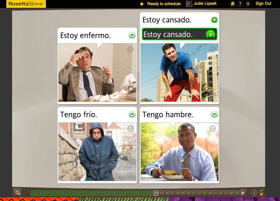 Teaching an Old Dog New Tricks: Week Five into the Rosetta Stone TOTALe Program 18 Teaching an Old Dog New Tricks: Week Five into the Rosetta Stone TOTALe Program