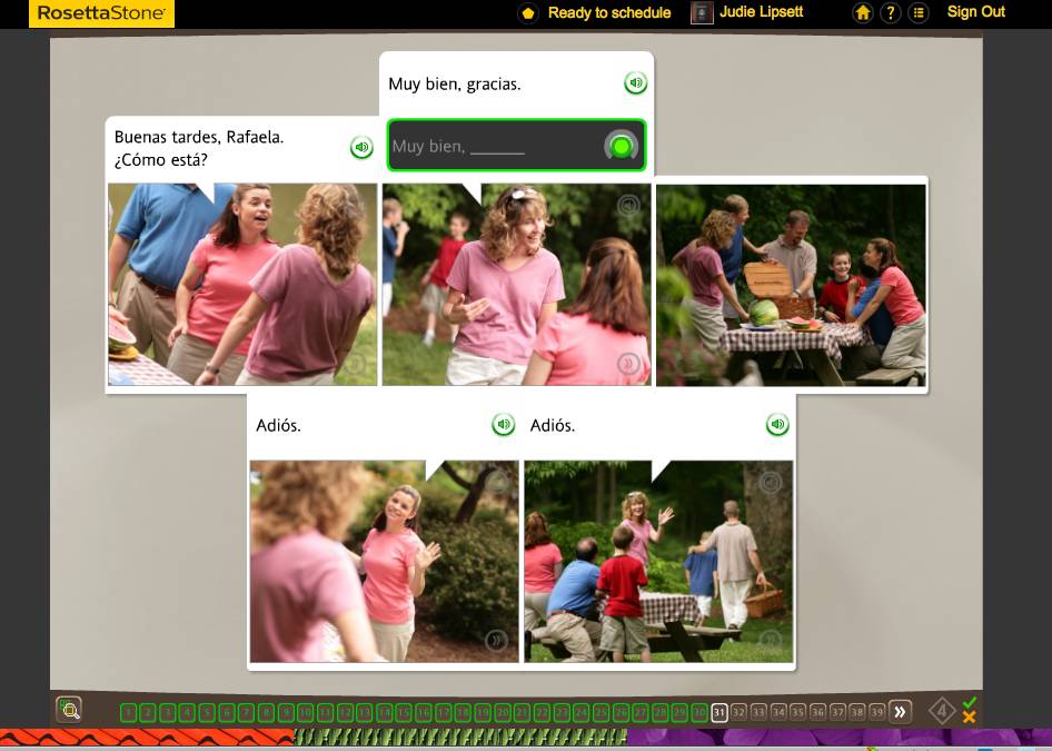 Teaching an Old Dog New Tricks: Week Five into the Rosetta Stone TOTALe Program 20 Teaching an Old Dog New Tricks: Week Five into the Rosetta Stone TOTALe Program