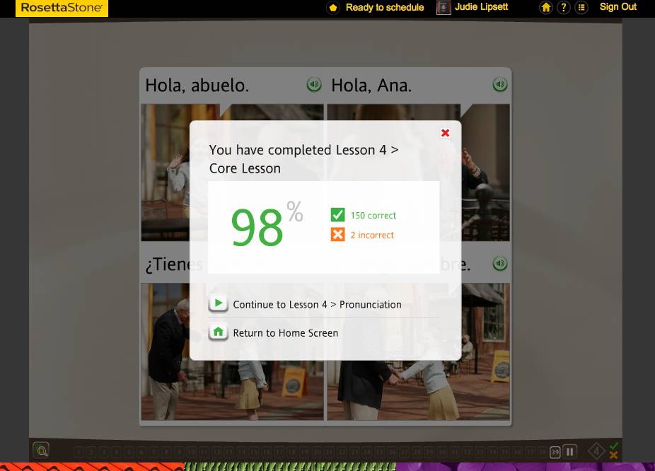 Teaching an Old Dog New Tricks: Week Five into the Rosetta Stone TOTALe Program 24 Teaching an Old Dog New Tricks: Week Five into the Rosetta Stone TOTALe Program