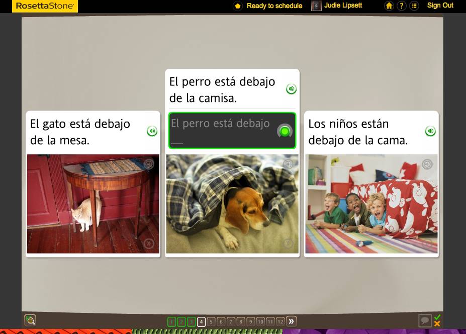 Teaching an Old Dog New Tricks: Week Five into the Rosetta Stone TOTALe Program 29 Teaching an Old Dog New Tricks: Week Five into the Rosetta Stone TOTALe Program