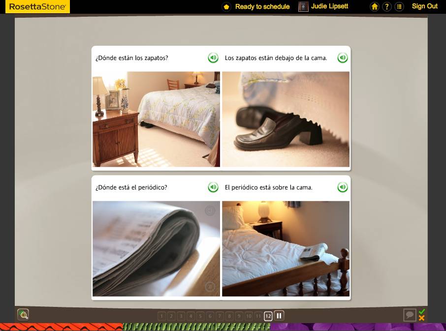 Teaching an Old Dog New Tricks: Week Five into the Rosetta Stone TOTALe Program 32 Teaching an Old Dog New Tricks: Week Five into the Rosetta Stone TOTALe Program