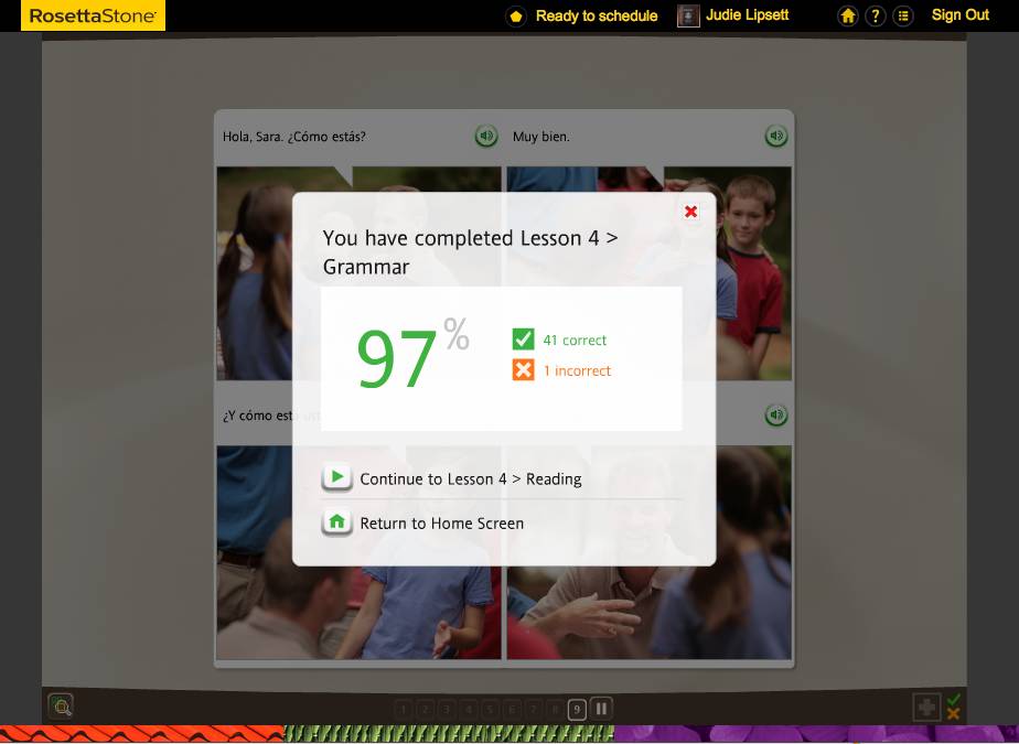 Teaching an Old Dog New Tricks: Week Five into the Rosetta Stone TOTALe Program 40 Teaching an Old Dog New Tricks: Week Five into the Rosetta Stone TOTALe Program