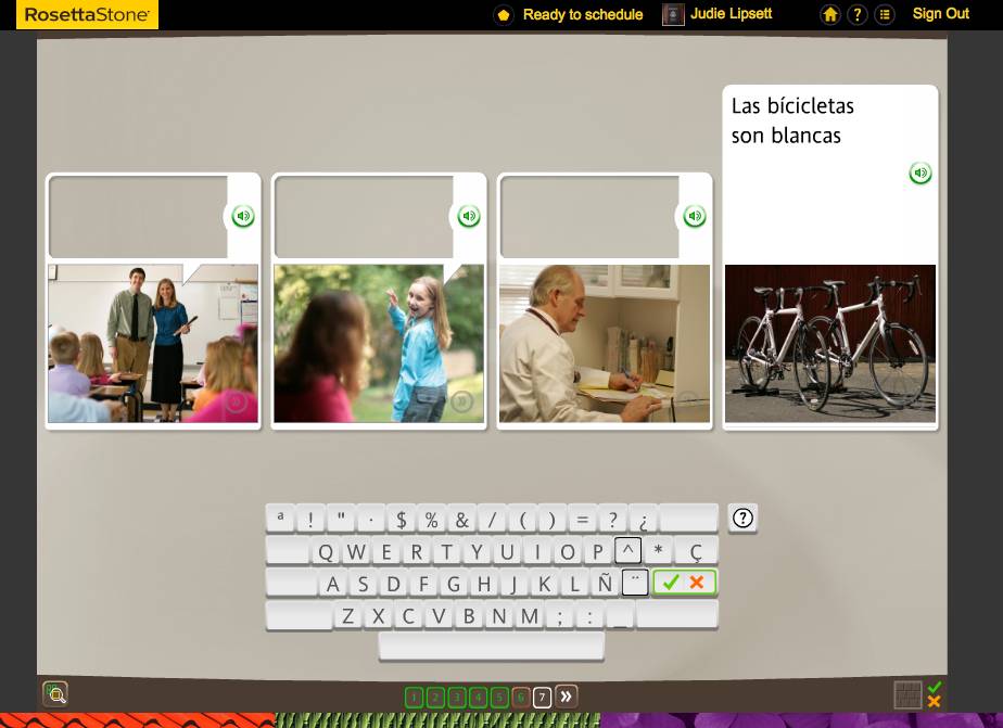 Teaching an Old Dog New Tricks: Week Five into the Rosetta Stone TOTALe Program 44 Teaching an Old Dog New Tricks: Week Five into the Rosetta Stone TOTALe Program