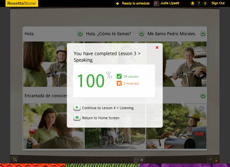 Teaching an Old Dog New Tricks: Week Five into the Rosetta Stone TOTALe Program 48 Teaching an Old Dog New Tricks: Week Five into the Rosetta Stone TOTALe Program