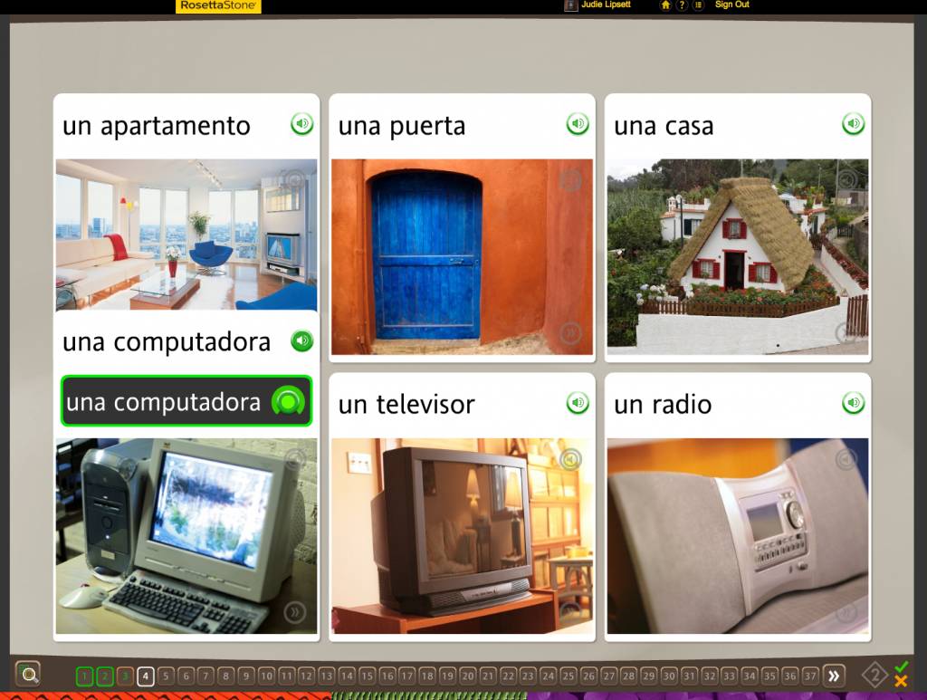 Teaching an Old Dog New Tricks: Week Four into the Rosetta Stone TOTALe Program