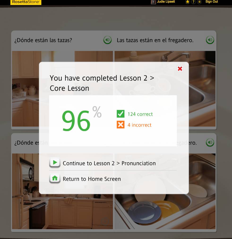 Teaching an Old Dog New Tricks: Week Four into the Rosetta Stone TOTALe Program