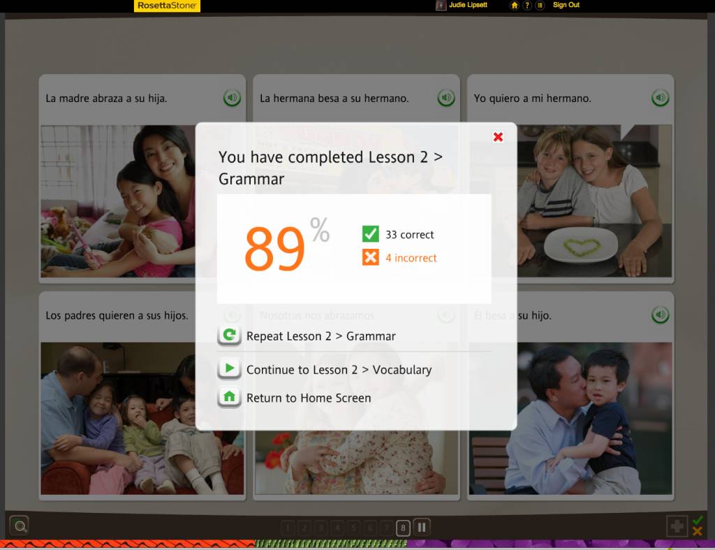 Teaching an Old Dog New Tricks: Week Four into the Rosetta Stone TOTALe Program