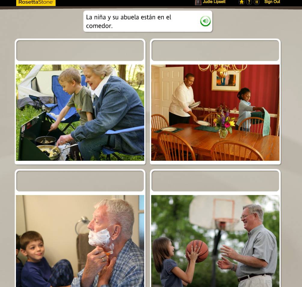 Teaching an Old Dog New Tricks: Week Four into the Rosetta Stone TOTALe Program