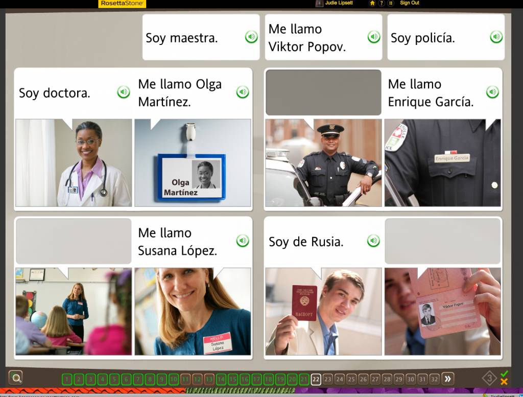 Teaching an Old Dog New Tricks: Week Four into the Rosetta Stone TOTALe Program