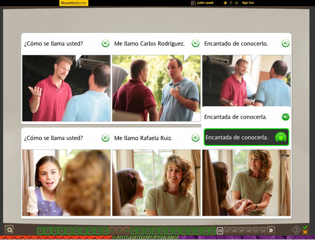 Teaching an Old Dog New Tricks: Week Four into the Rosetta Stone TOTALe Program