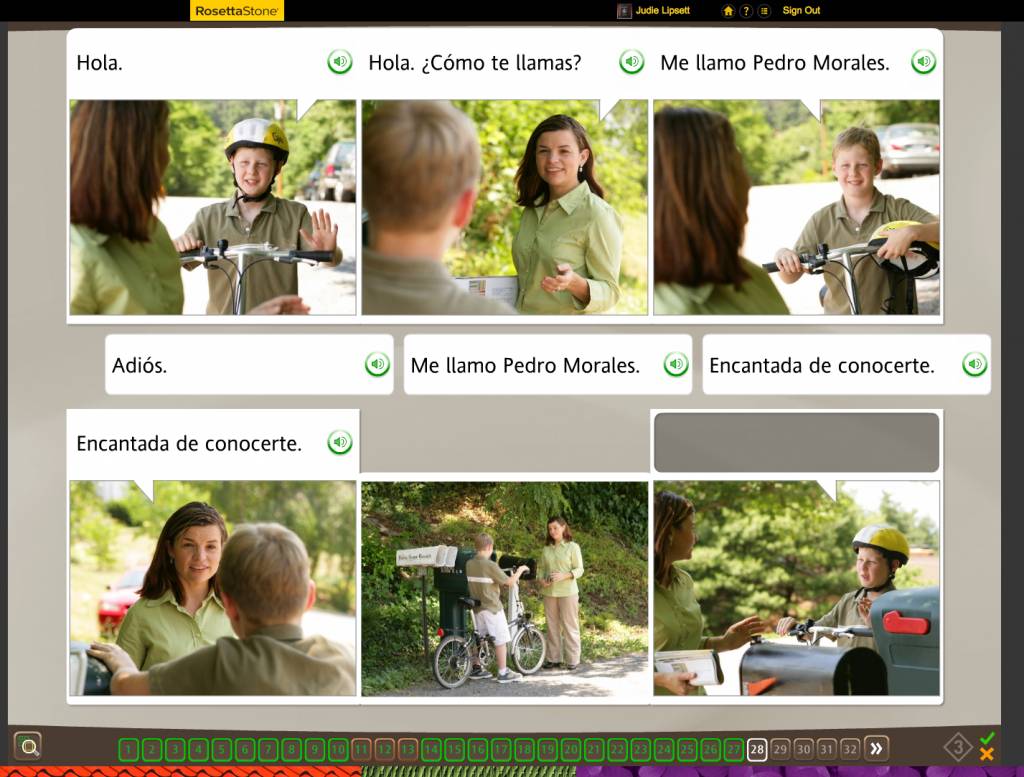 Teaching an Old Dog New Tricks: Week Four into the Rosetta Stone TOTALe Program