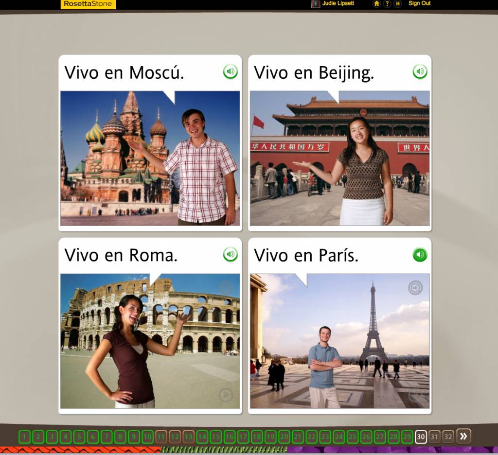 Teaching an Old Dog New Tricks: Week Four into the Rosetta Stone TOTALe Program