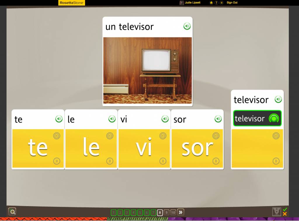 Teaching an Old Dog New Tricks: Week Four into the Rosetta Stone TOTALe Program
