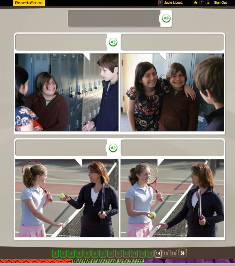 Teaching an Old Dog New Tricks: Week Four into the Rosetta Stone TOTALe Program