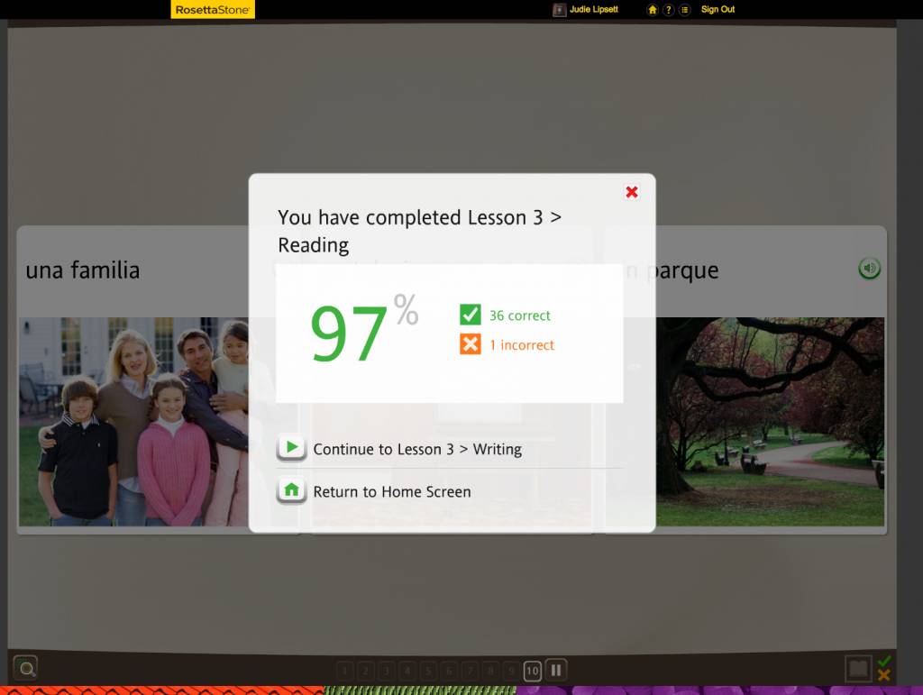 Teaching an Old Dog New Tricks: Week Four into the Rosetta Stone TOTALe Program