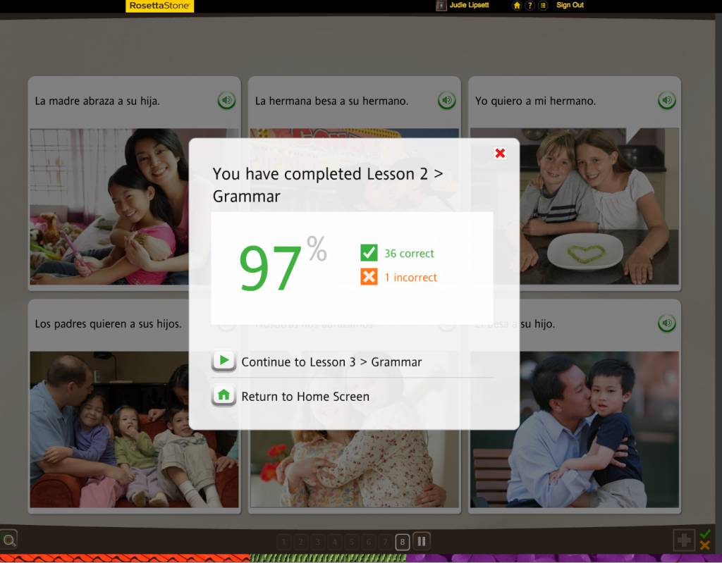 Teaching an Old Dog New Tricks: Week Four into the Rosetta Stone TOTALe Program
