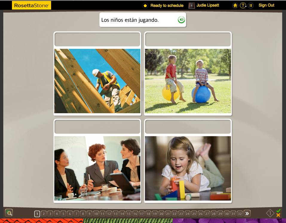 Rosetta Stone TOTALe Program, Week 7