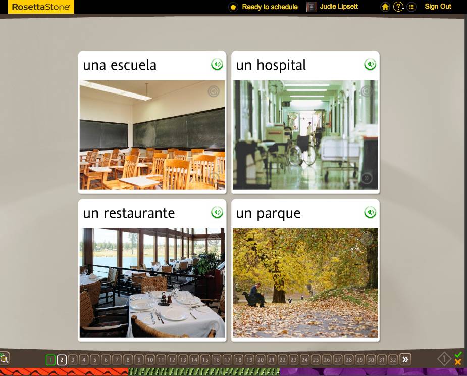 Rosetta Stone TOTALe Program, Week 7