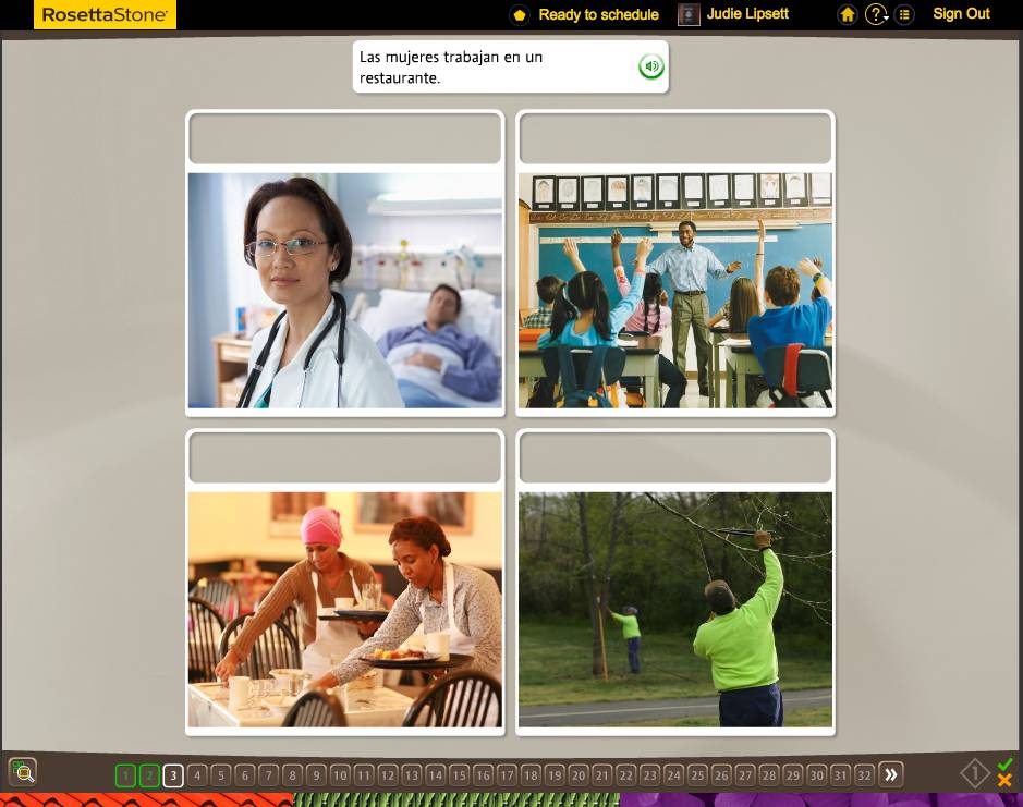 Rosetta Stone TOTALe Program, Week 7