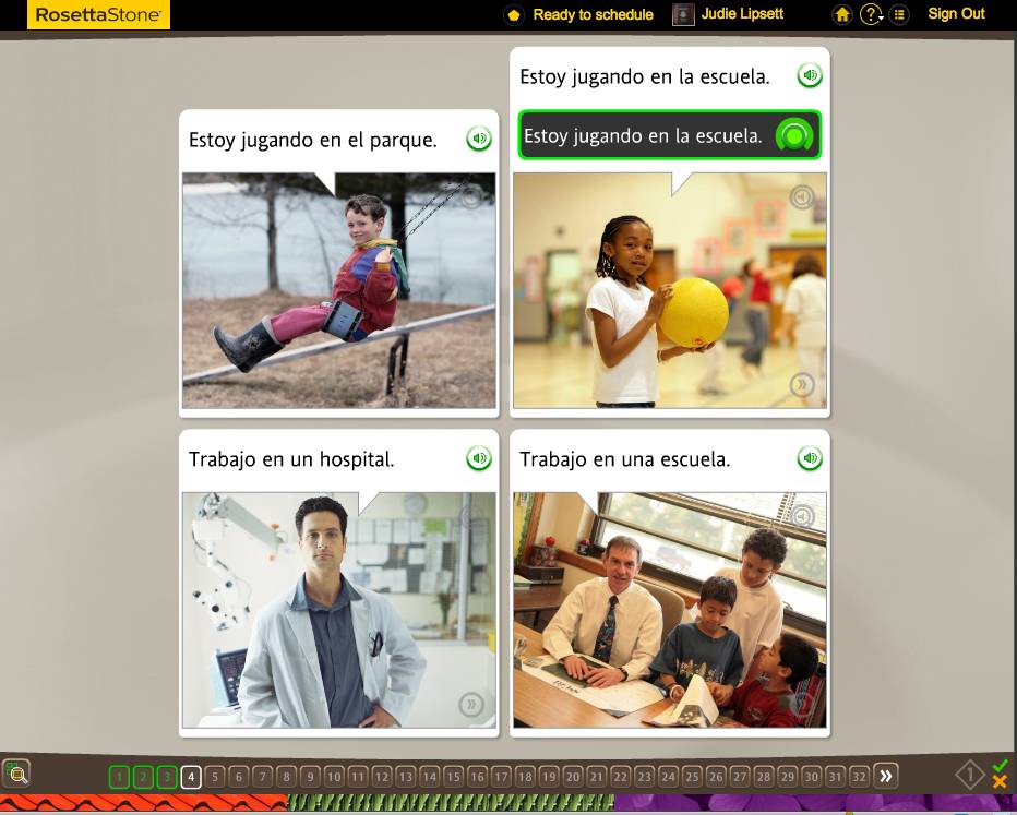 Rosetta Stone TOTALe Program, Week 7
