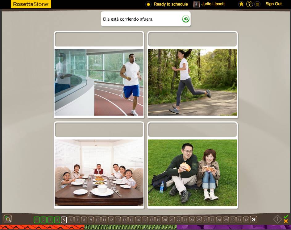 Rosetta Stone TOTALe Program, Week 7