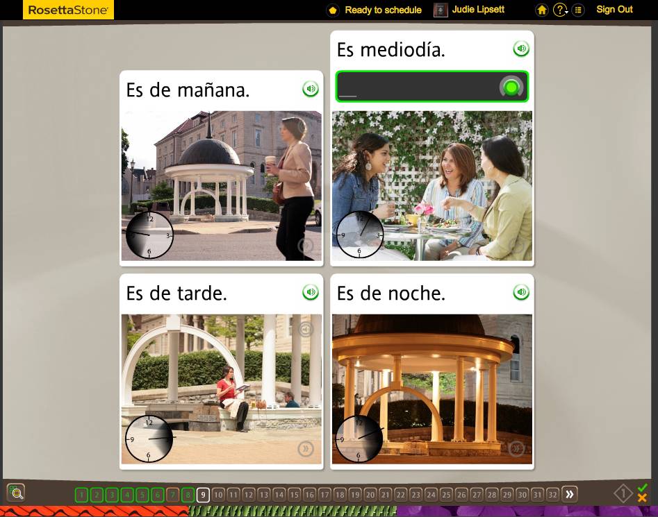 Rosetta Stone TOTALe Program, Week 7