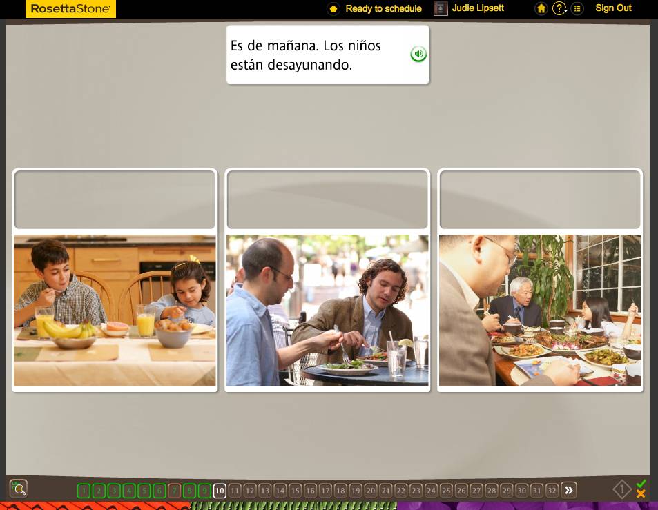 Rosetta Stone TOTALe Program, Week 7