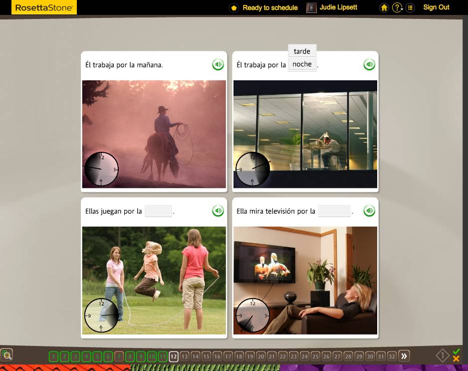 Rosetta Stone TOTALe Program, Week 7